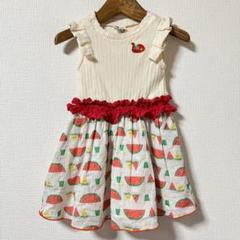 petit jam プチジャム スイカ柄ワンピース ベビー80cm