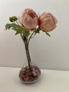 造花 × 花瓶 × ポプリ エミリオロバ ボヘミアグラス フランフラン ブーケ