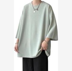tシャツ メンズ 夏服 七分袖 おおきい サイズ 涼しい ビッグシルエット