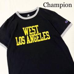 Champion チャンピオン WEST LOS ANGELS リンガーTシャツ