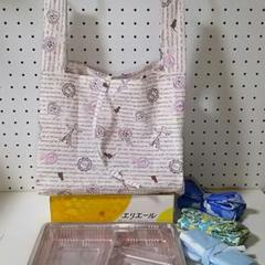 【お弁当】 エコバッグ レジ袋 折りたたみ ハンドメイド 新品未使用品