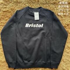 【未使用】F.C.R.B. エフシーアールビー ロゴ クルーネック ブラック M