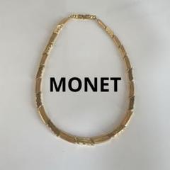 MONET　モネ　シルバー　ネックレス　　チョカー　リボン　ヴィンテージ アンティーク雑貨 MONET(モネ) 愛らしいリボンとティアドロップ