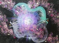 開運絵画❀ぷっくりアート八角フトマニ図❀
