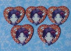 三枝明那 PrismHeart 缶バッジ まとめ売り PrismHeartJuneBride ハート型缶バッジ Aグループ 三枝明那