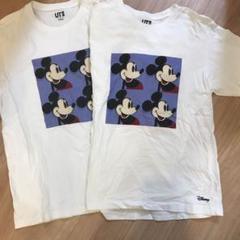 Tシャツ ユニクロUTペアルックセットディズニーランドミッキーレディースメンズ