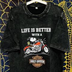 Harley-Davidson スヌーピー 半袖 Tシャツ 新品 XL 2XL