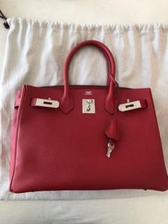 エルメス バーキン30cm 赤 シルバー金具