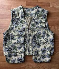 SANSeLF サンセルフ　フィッシャーマンズベスト　キャンプベスト　花柄 SANSeLF サンセルフ フィッシャーマンズベスト キャンプベスト 花柄