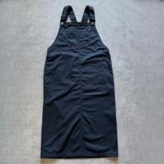 ディッキーズ Dickies オーバーオールスカート サロペットネイビー L
