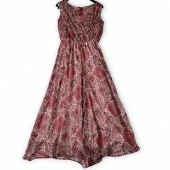 極美品 アナイ ヨウリュウ オールインワン ペイズリー ロング丈