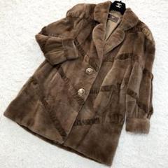 【最終値下】超美品フォックス毛皮レザーコート r02a696-1.jpg