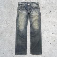 EDWIN 502 EURO デニム ヒゲ ハチノス ヴィンテージ加工　グランジのサムネイル