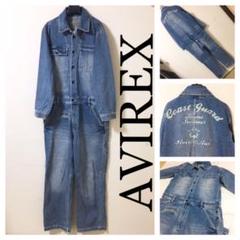 ◆AVIREX アヴィレックス◆ジャンプスーツ デニム ツナギ オールインワン