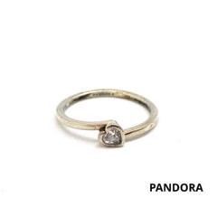 Christian Dior Dior Heart Ring, Metal, Rhinestone, Women's