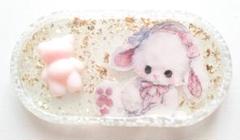 ウサギとクマのレジンアクセサリートレー