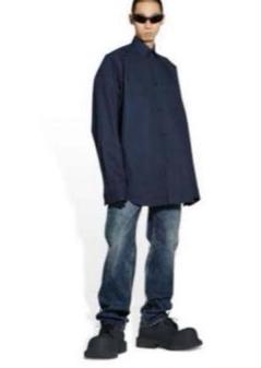 balenciaga バレンシアガ　シャツ　コクーンシャツ　試着のみ40 balenciaga バレンシアガ コクーンシャツ 試着のみ40