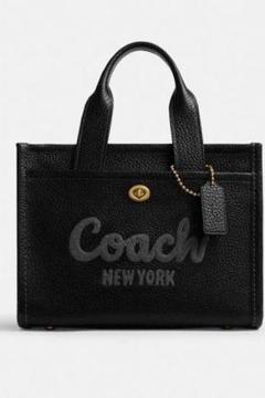 COACH コーチ　カーゴ トート26 レザー黒　めるるさん着用モデル ⭐︎新品未使品⭐︎COACH コーチ カーゴ トート 26 ブラック
