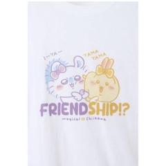 ちいかわ まじかるちいかわ Tシャツ FRIEND SHIP！？ ホワイト　L