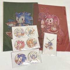 【未開封】セガラッキーくじ ソニック アクキー&缶バッジ&クリアファイルセット 未開封】セガラッキーくじ ソニック アクキー&缶バッジ&クリア