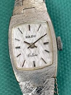 手巻き 稼働品 RADO silhouette レディース腕時計 シルバー文字盤 手巻き 稼働品 RADO silhouette レディース腕時計 シルバー文字盤