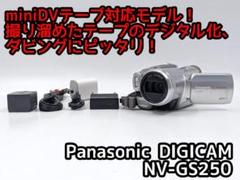 miniDVのダビングに Panasonic ビデオカメラ NV-GS250 2 - メルカリ