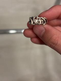【極美品】ティファニー　インフィニティバンドリング　フルセット　925 Tiffany】インフィニティ バンドリング