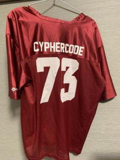 Cypher code 赤 アメリカンフットボールシャツ 73