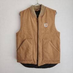 【USA製星タグ】Carhartt　ダックベスト S 【90s】