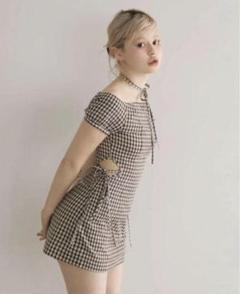 即日発送 Andmary Becky check mini dress - メルカリ