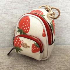 非売品　COACH レザー ミニバッグ キーホルダー クリスマスオーナメント 非売品COACH レザー ミニバッグ キーホルダー クリスマス