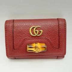 【最終値下げ】 GUCCI グッチ GGマーモント キーケース６連 赤 レッド グッチGGマーモント 6連キーケース 赤 ゴールド金具 ユニ