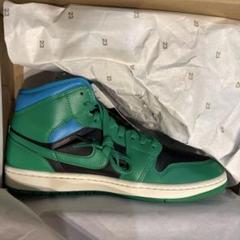 Air Jordan 1 Mid WMNS ブラック/ラッキーグリーン 28cm Air Jordan 1 Mid WMNS ブラック/ラッキーグリーン 28cm - メルカリ