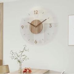シンプルな木製壁掛け時計
