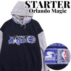 【プトン様専用】STARTER NBA オーランドマジック デカ刺繍パーカー Lのサムネイル