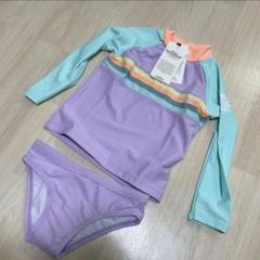 新品RIP CURLベビー水着女の子上下セット長袖ラッシュガード1歳2歳