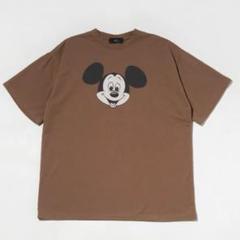 Disney / OVER DYE SS TEE（ミッキー）【WCJ-GC-027BLK01】