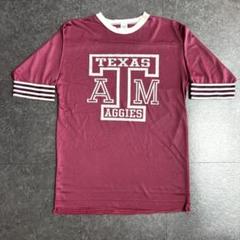 60s 70s ヴィンテージ ARTEX ASU アリゾナ ゲームシャツ 70s ARTEX 20 ナンバリング フットボールTシャツ 紺 L