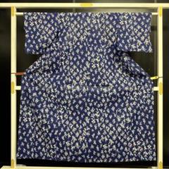 6-78 夏物 小紋 絽 洗える着物