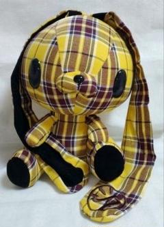 チャックスＧＰ 汎用うさぎ ぬいぐるみ イエローチェック