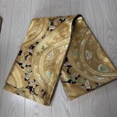 袋帯 かすれ模様に舞う蝶 金彩 可愛いデザイン 正絹 TT-2315