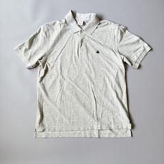 Brooks Brothers グレーポロシャツ Lサイズ 100%コットン