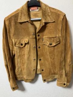 70s Levi's 超希少　スモールe スウェードトラッカーズジャケット 2025年最新】リーバイス スエードジャケットの人気アイテム