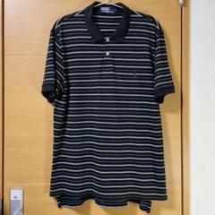 【Polo by Ralph Lauren】90sボーダーワンポイントポロシャツ