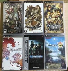 PSPソフト6本セット【アストニシアストーリー、ドラグナーズアリア、FF零式他】