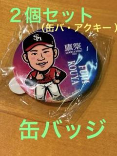 若鷹ガチャ　白のキセキ　缶バッジ　Big缶バッジ　渡邉陸　渡邉　レア　ホークス 渡邉陸選手 若鷹ガチャ 白のキセキ 缶バッジ Big缶バッジ - メルカリ