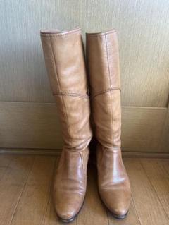 REGAL naturalizerブラウンレザーロングブーツ23cm REGAL naturalizerブラウンレザーロングブーツ23cm
