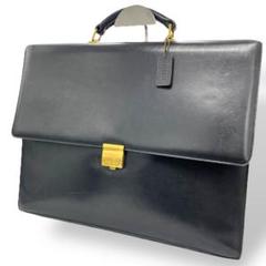 COACH コーチ ビジネスバッグ ブリーフケース レザー 黒 ブラック A4
