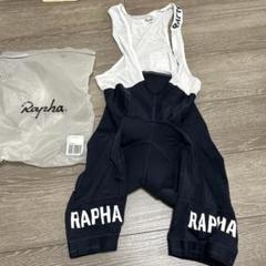 未使用品に近い中古品】Rapha ビブタイツ M ネイビー/ホワイト