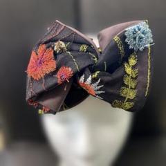 花レース　ワイヤーターバン　　　　　幅9.5センチ　長さ100センチ